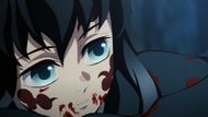 Slayer mark appeared on Tokito's cheeks (Image Source: Studio Ufotable)